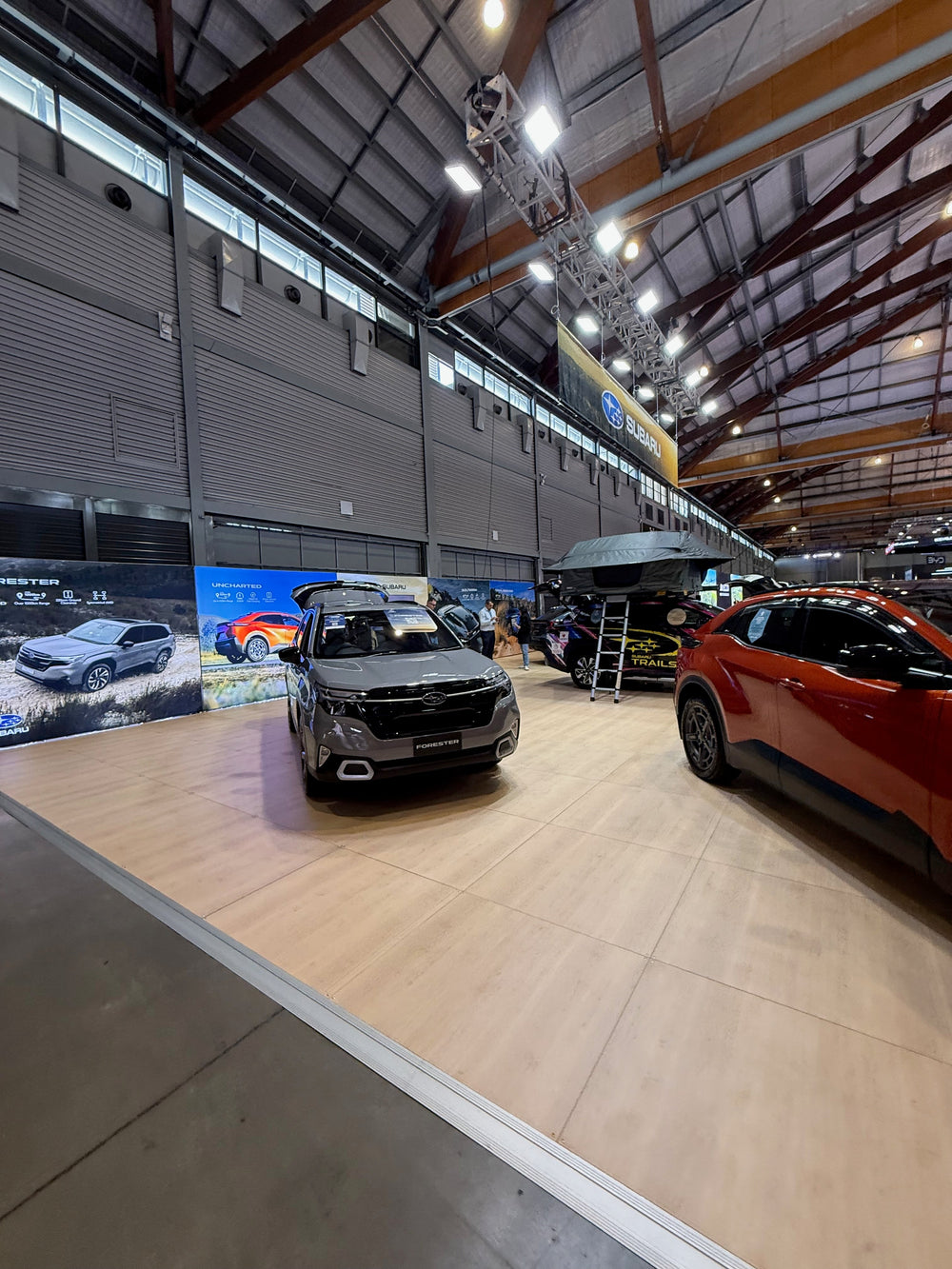 Subaru delivered display at Everything Electric 2026