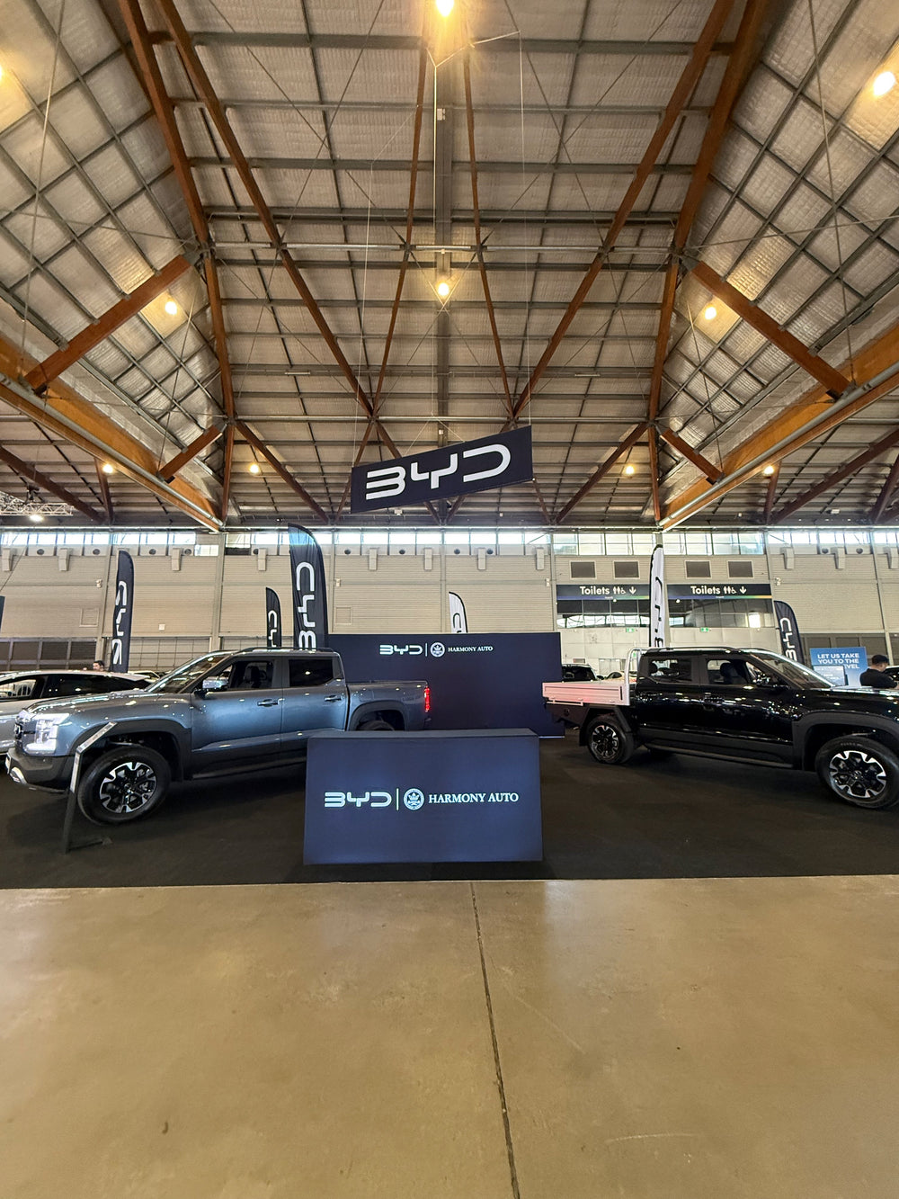 BYD delivered display at Everything Electric 2026