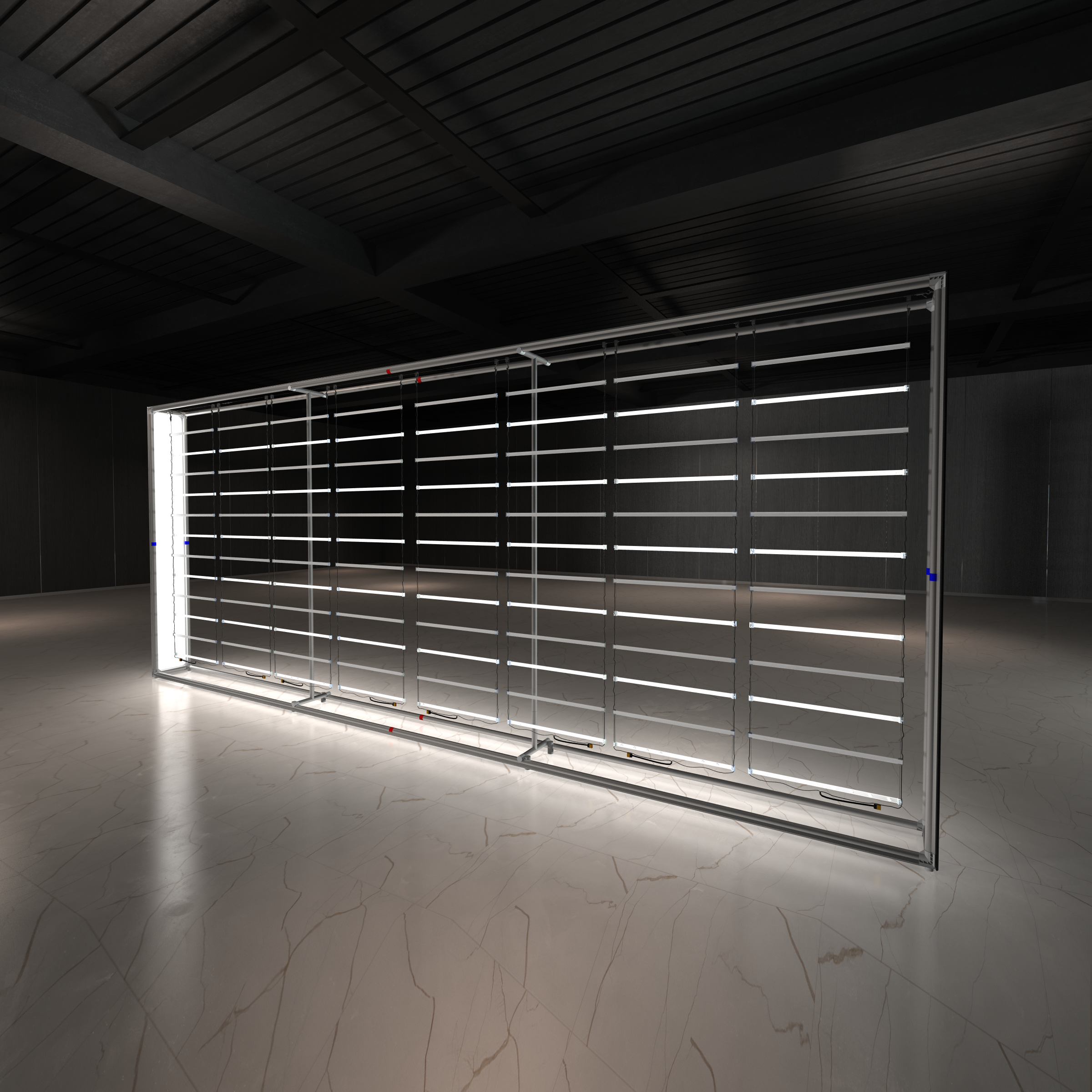 360 Lightbox Wall - Straight 6m W x 2.4m H | fabric exhibition backdrop wall (view 4) – The Easy Booth