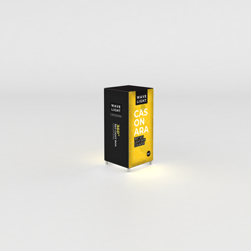 360 Lightbox Counter - 0.5m W x 1m H x 0.5m D