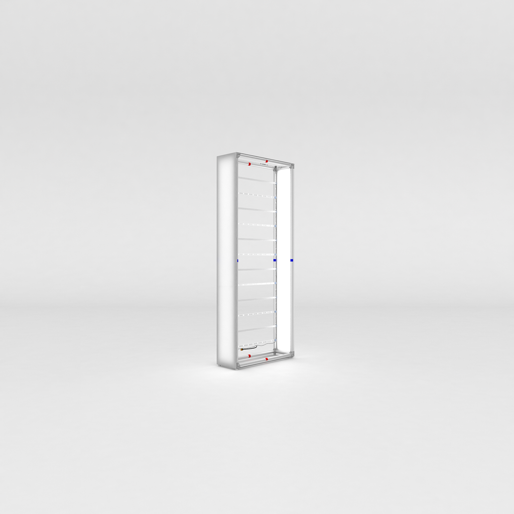 360 Lightbox Wall - Straight 1m W x 2.4m H | fabric exhibition backdrop wall (view 7) – The Easy Booth