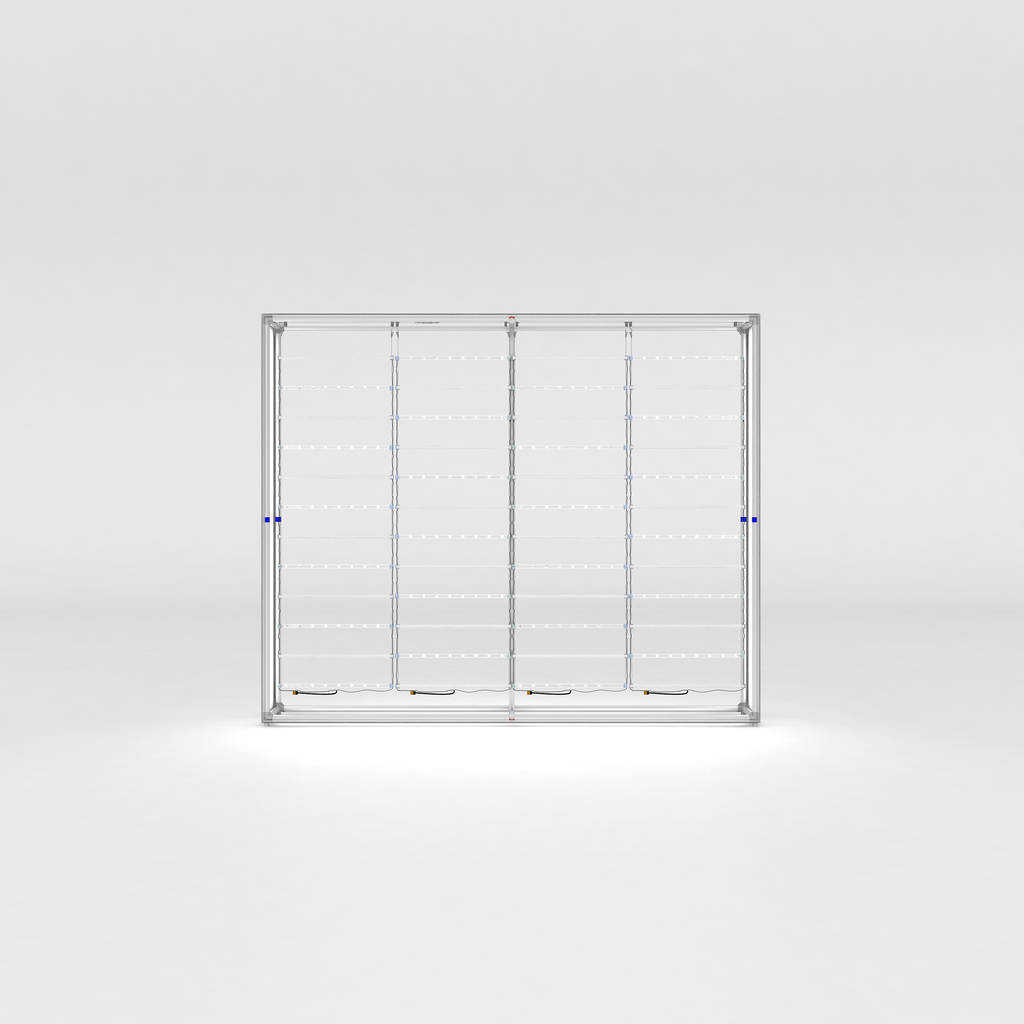 360 Lightbox Wall - Straight 2.4m W x 2.4m H | fabric exhibition backdrop wall (view 6) – The Easy Booth