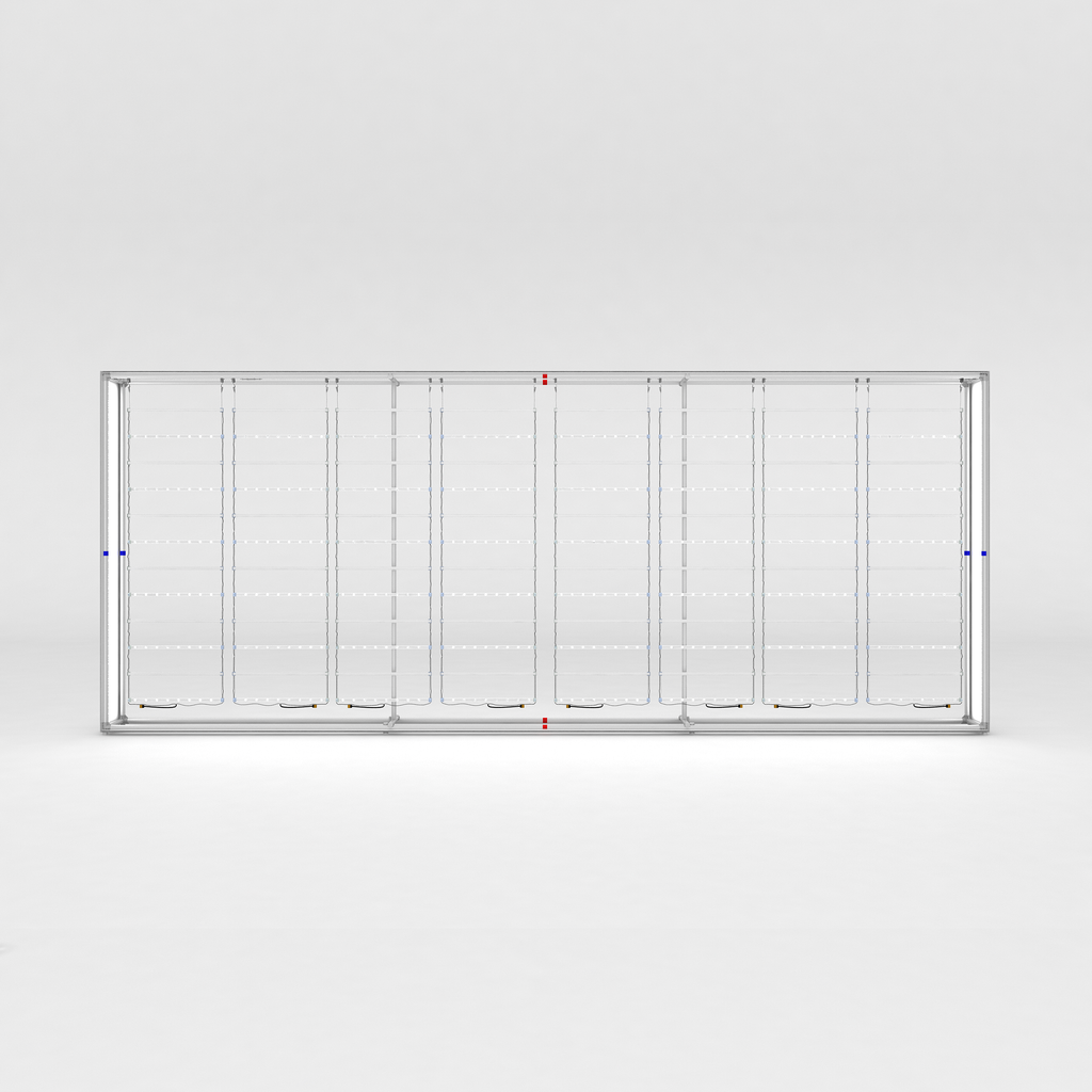 360 Lightbox Wall - Straight 6m W x 2.4m H | fabric exhibition backdrop wall (view 5) – The Easy Booth