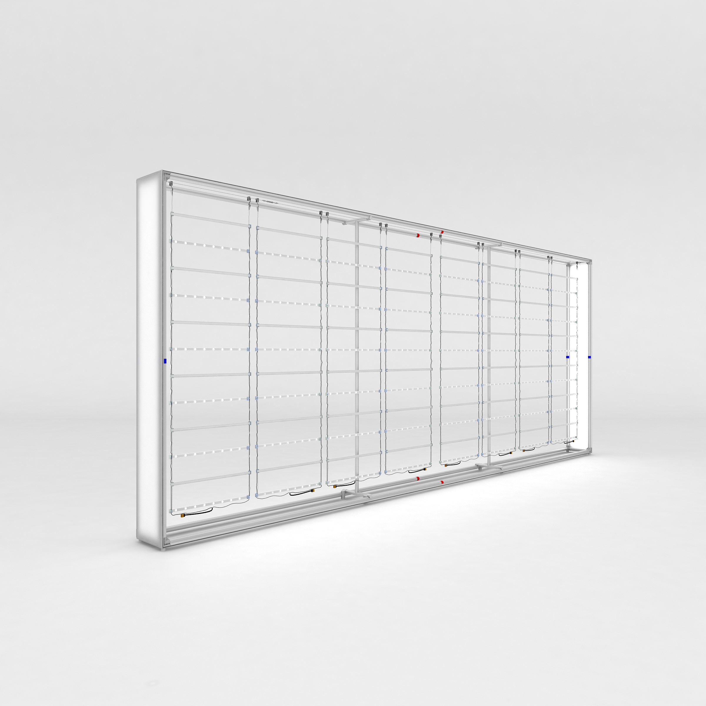 360 Lightbox Wall - Straight 6m W x 2.4m H | fabric exhibition backdrop wall (view 6) – The Easy Booth