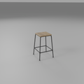 Single bar stool available for event hire from The Easy Booth