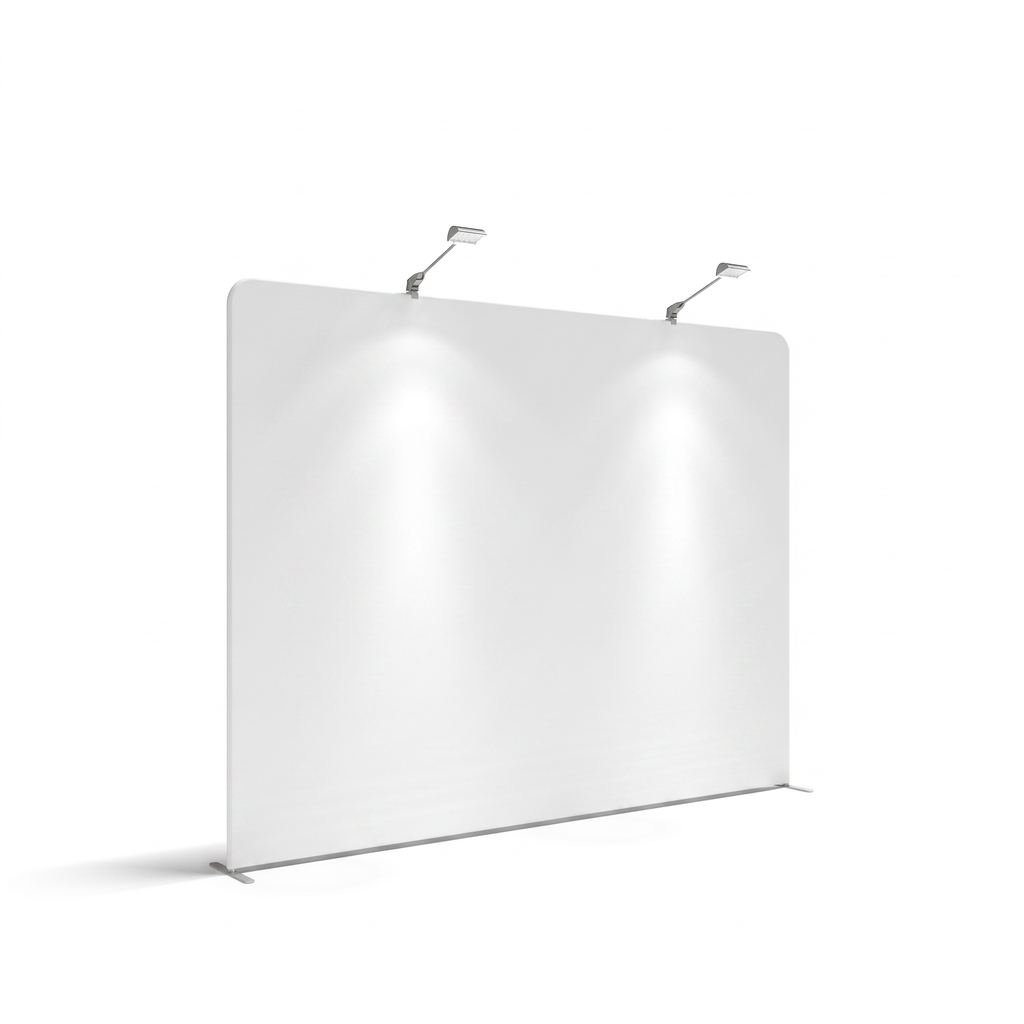 Fabric Popup Display Wall - Straight 3m W x 2.4m H