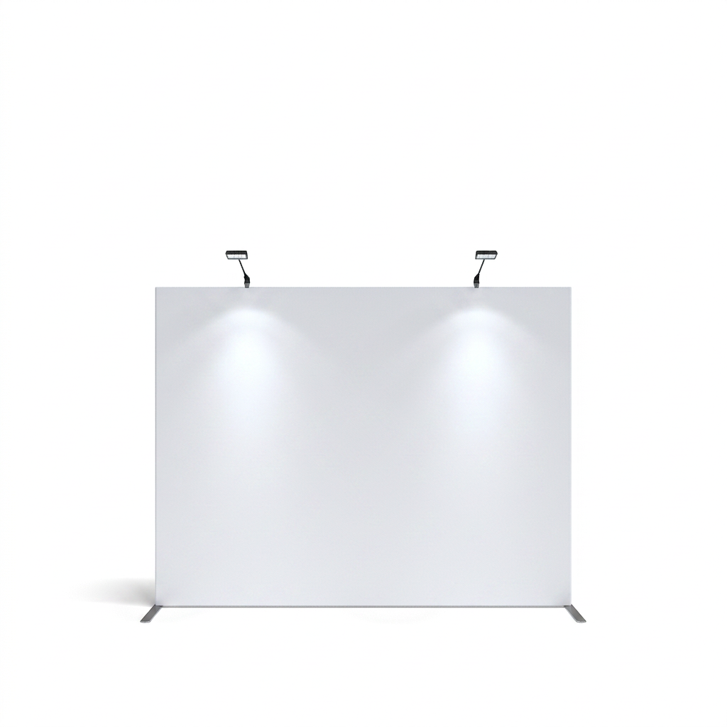 Fabric Popup Display Wall - Straight 3m W x 2.4m H