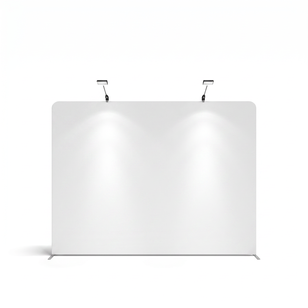 Fabric Popup Display Wall - Straight 3m W x 2.4m H