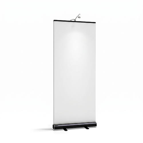 Banner Stand - 0.85m w x 2m h | pull-up banner stand (view 2) – The Easy Booth