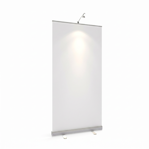 Banner Stand - 1m w x 2m h | pull-up banner stand – The Easy Booth
