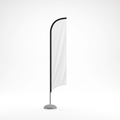 Fabric Popup Flag - Blade 0.7m W x 4m H | printed advertising flag – The Easy Booth
