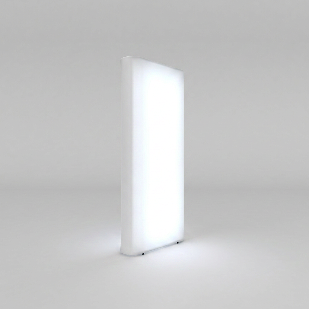 Inflatable 360 Lightbox Wall - 1m W x 2.3m H x 0.3m D | fabric exhibition backdrop wall – The Easy Booth