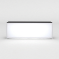 360 Lightbox Counter - 3m W x 1m H x 0.5m D | backlit fabric exhibition counter – The Easy Booth