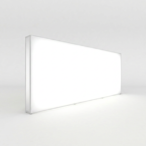 360 Lightbox Wall - Straight 6m W x 2.4m H | fabric exhibition backdrop wall (view 2) – The Easy Booth