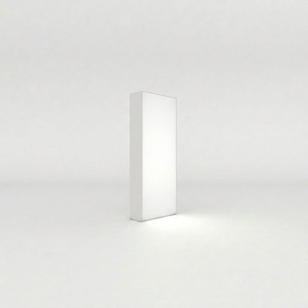 360 Lightbox Wall - Straight 1m W x 2.4m H | fabric exhibition backdrop wall (view 2) – The Easy Booth