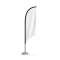 Fabric Popup Flag - Blade 0.7m W x 3m H | printed advertising flag – The Easy Booth
