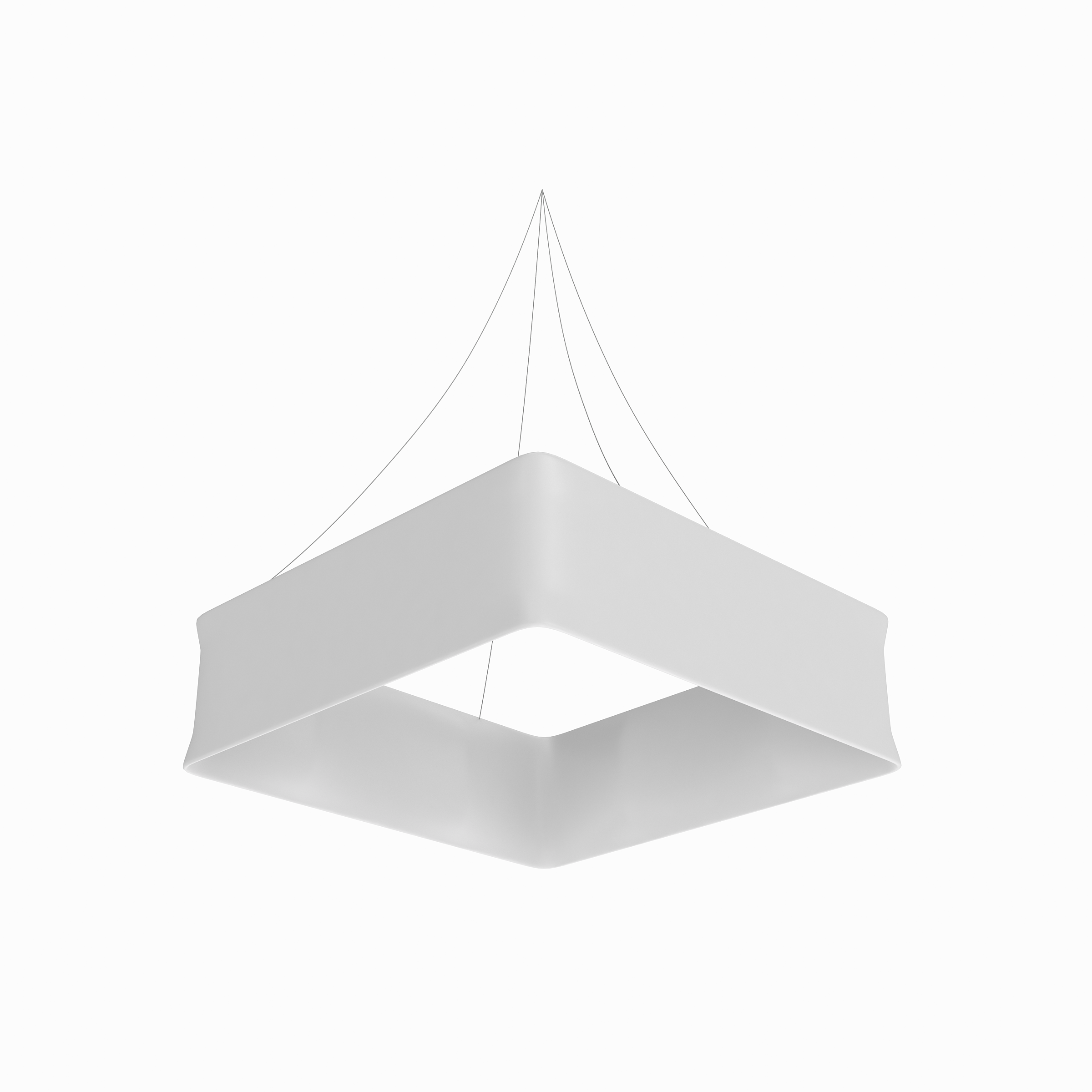 Fabric Popup Overhead Sign - Square 3m W | hanging overhead exhibition sign – The Easy Booth