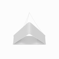 Fabric Popup Overhead Sign - Triangle 3m W | hanging overhead exhibition sign – The Easy Booth