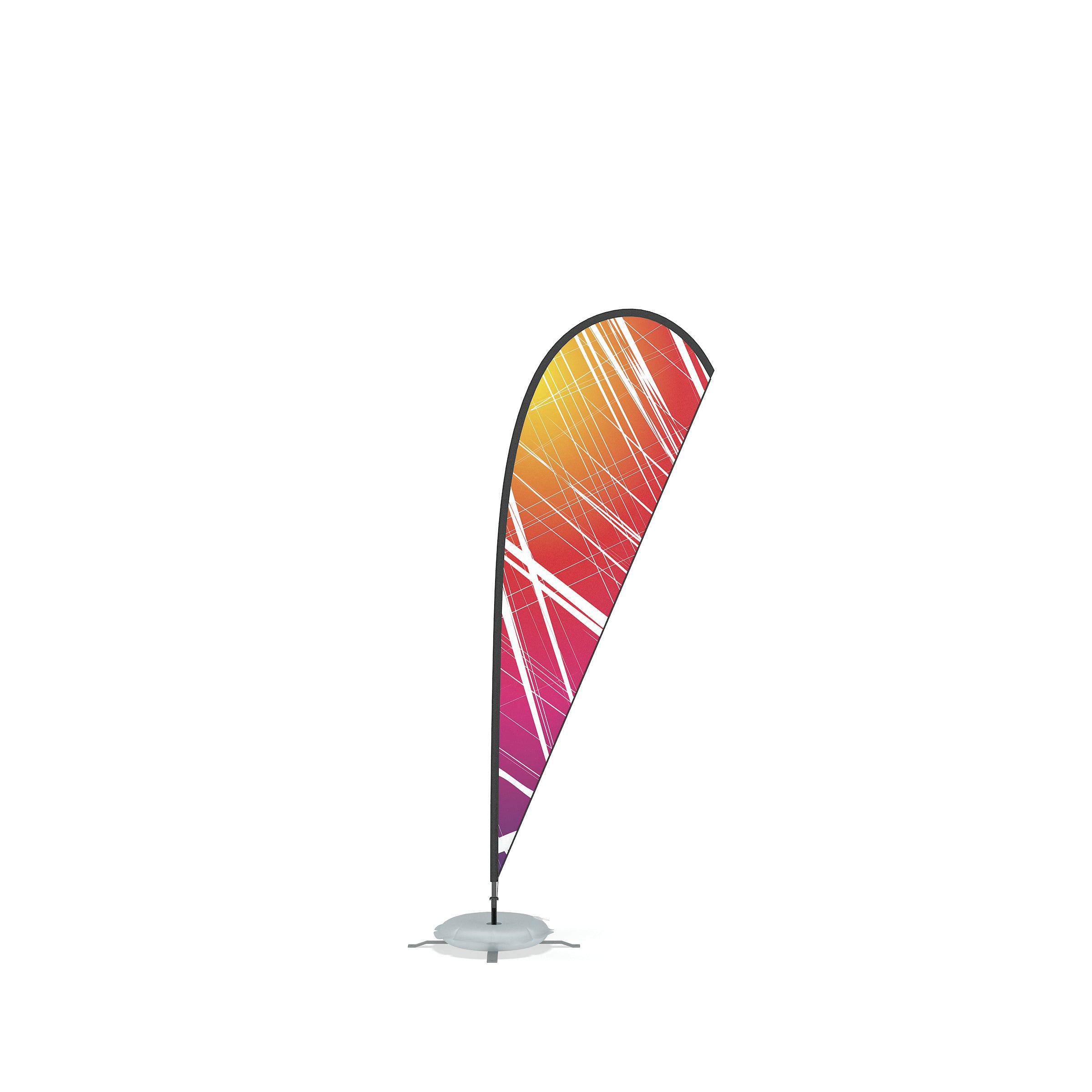 Fabric Popup Flag - Feather 1m W x 2.7m H