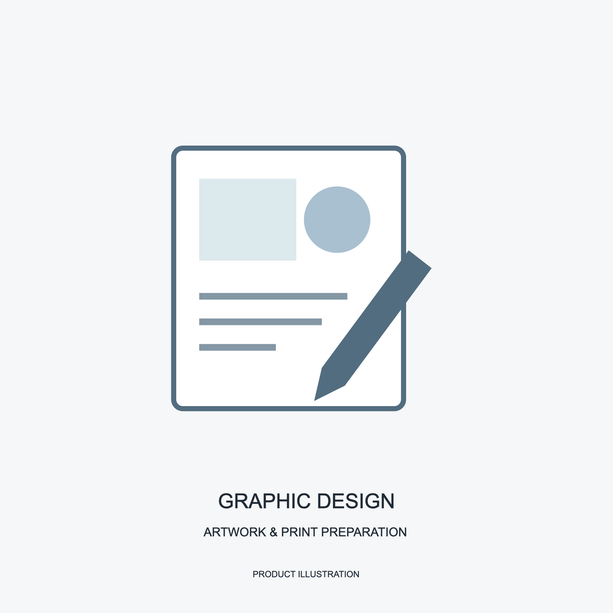 Graphic Design Services — product illustration