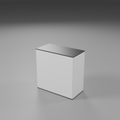 Concept render of the Easybooth 1 m unlit fabric counter