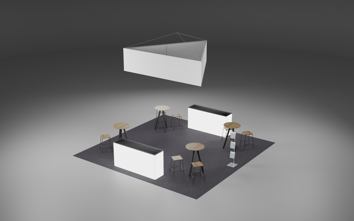 6m x 6m Hospitality Island + Triangle Bundle