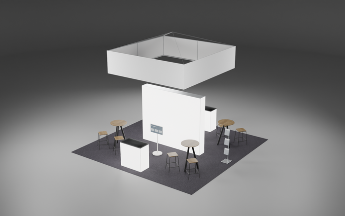 6m x 6m Island 360 + Square Sign Bundle