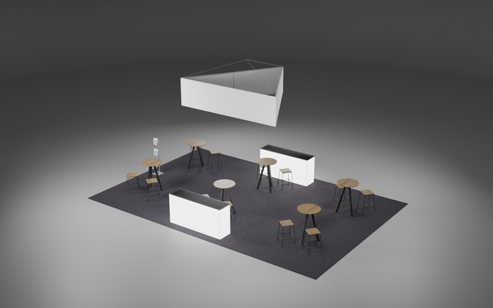 6m x 9m Hospitality Island + Triangle Bundle