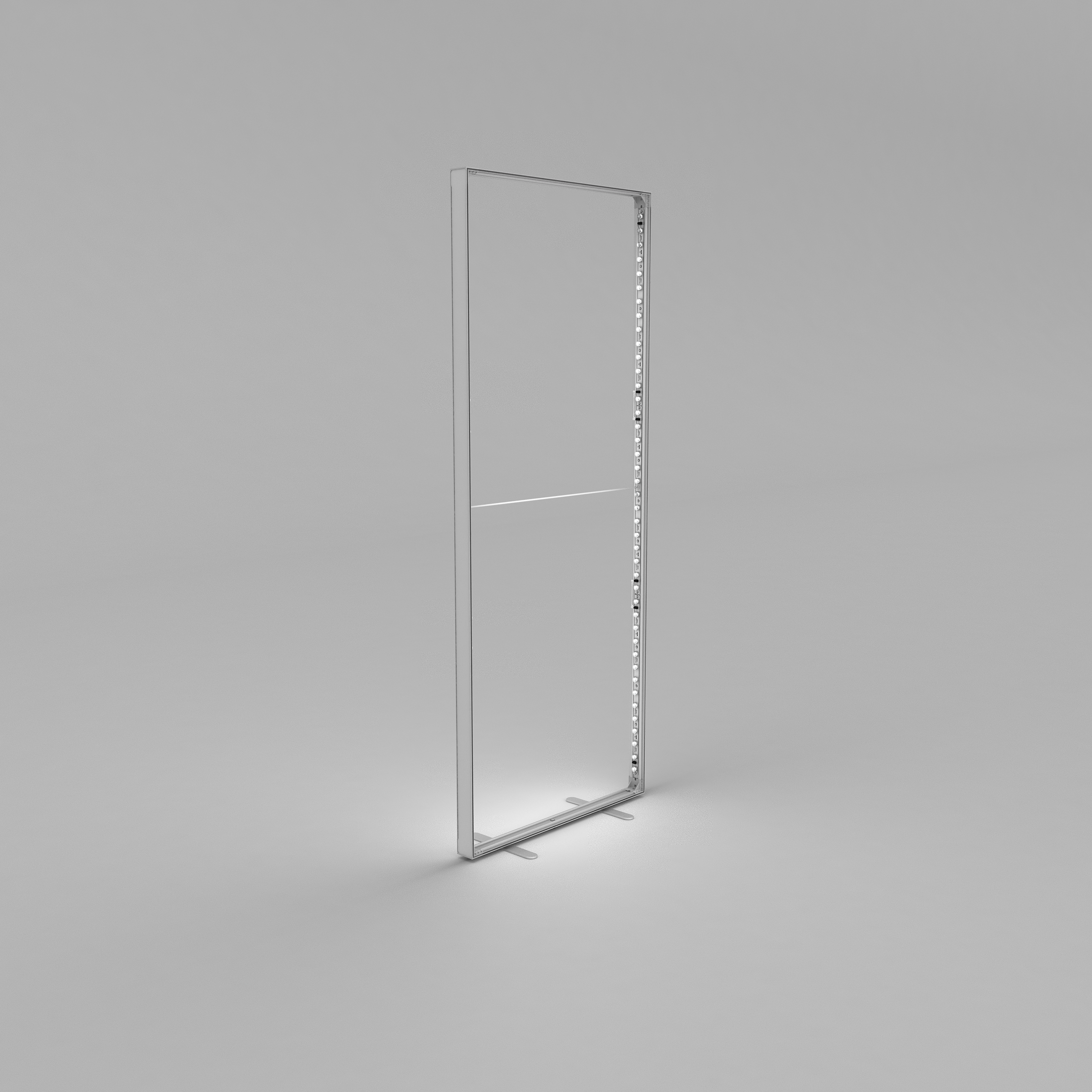 Lightbox Wall - Straight 0.95m W x 2.4m H | fabric exhibition backdrop wall (view 3) – The Easy Booth
