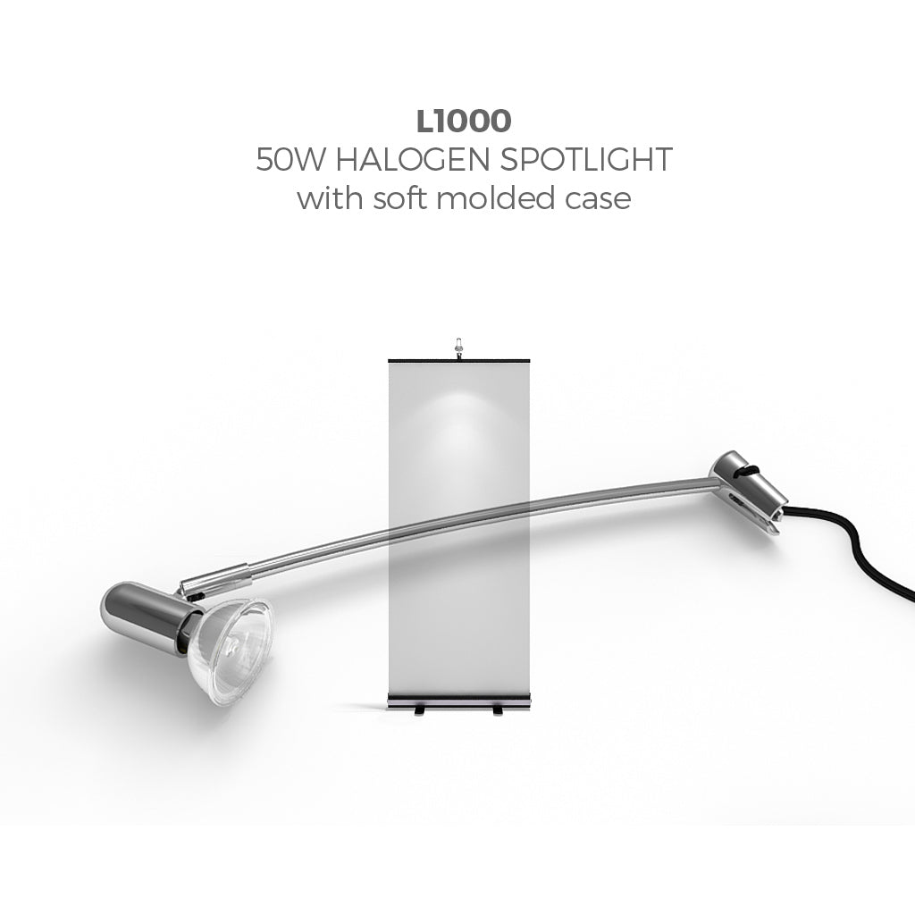 Banner Stand - 1.2m w x 2m h | pull-up banner stand (view 11) – The Easy Booth