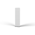 Fabric Popup Banner Stand - 0.6m W x 2.26m H - round black