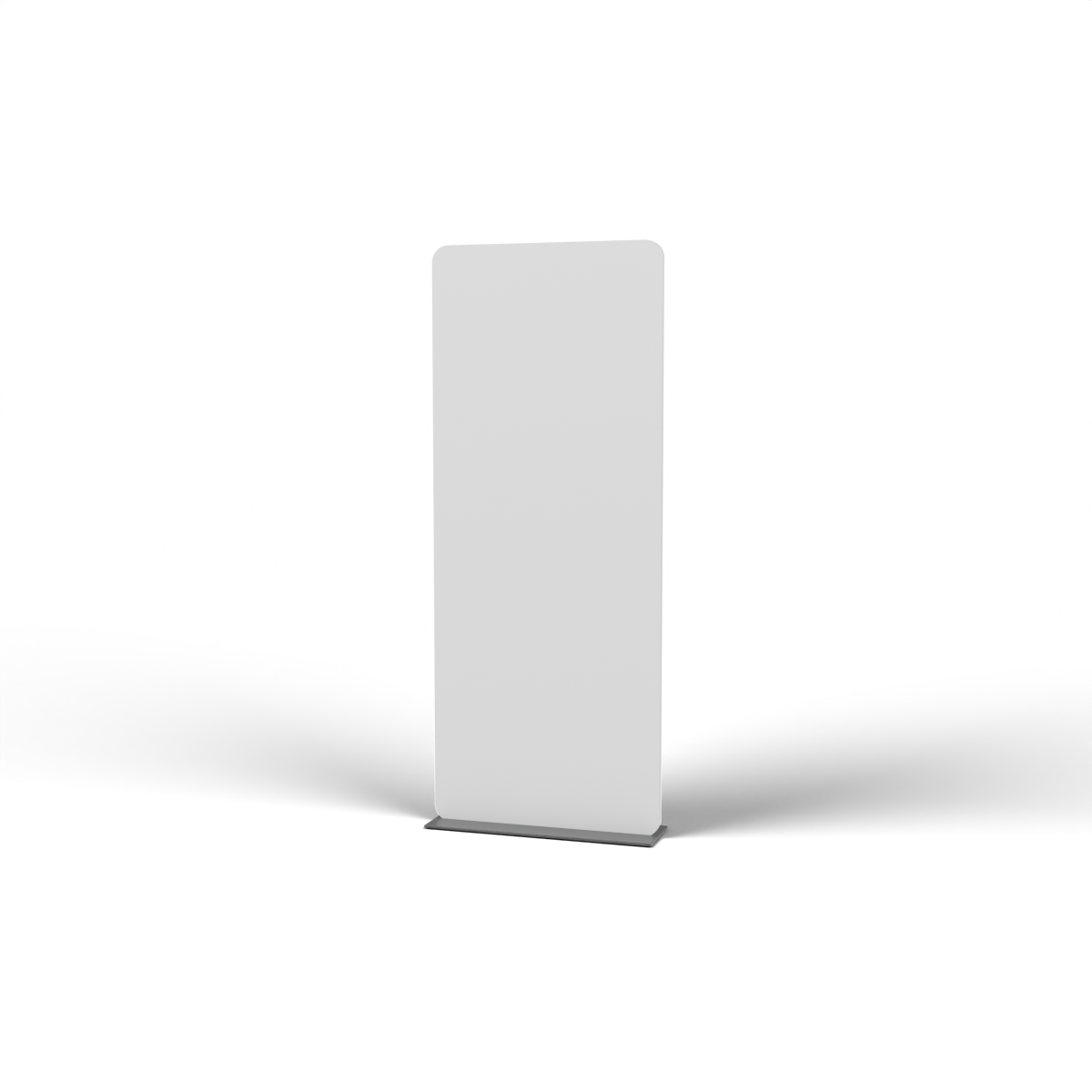 Fabric Popup Banner Stand - 0.913m W x 2.26m H - round black