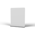 Fabric Popup Banner Stand - 1.2m W x 1.524m H - round black