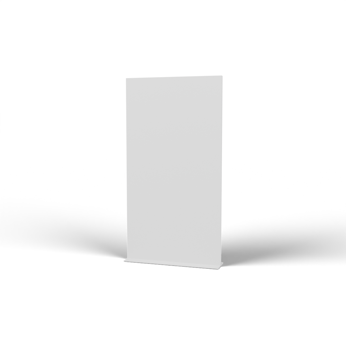 Fabric Popup Banner Stand - 1.2m W x 2.26m H - square white