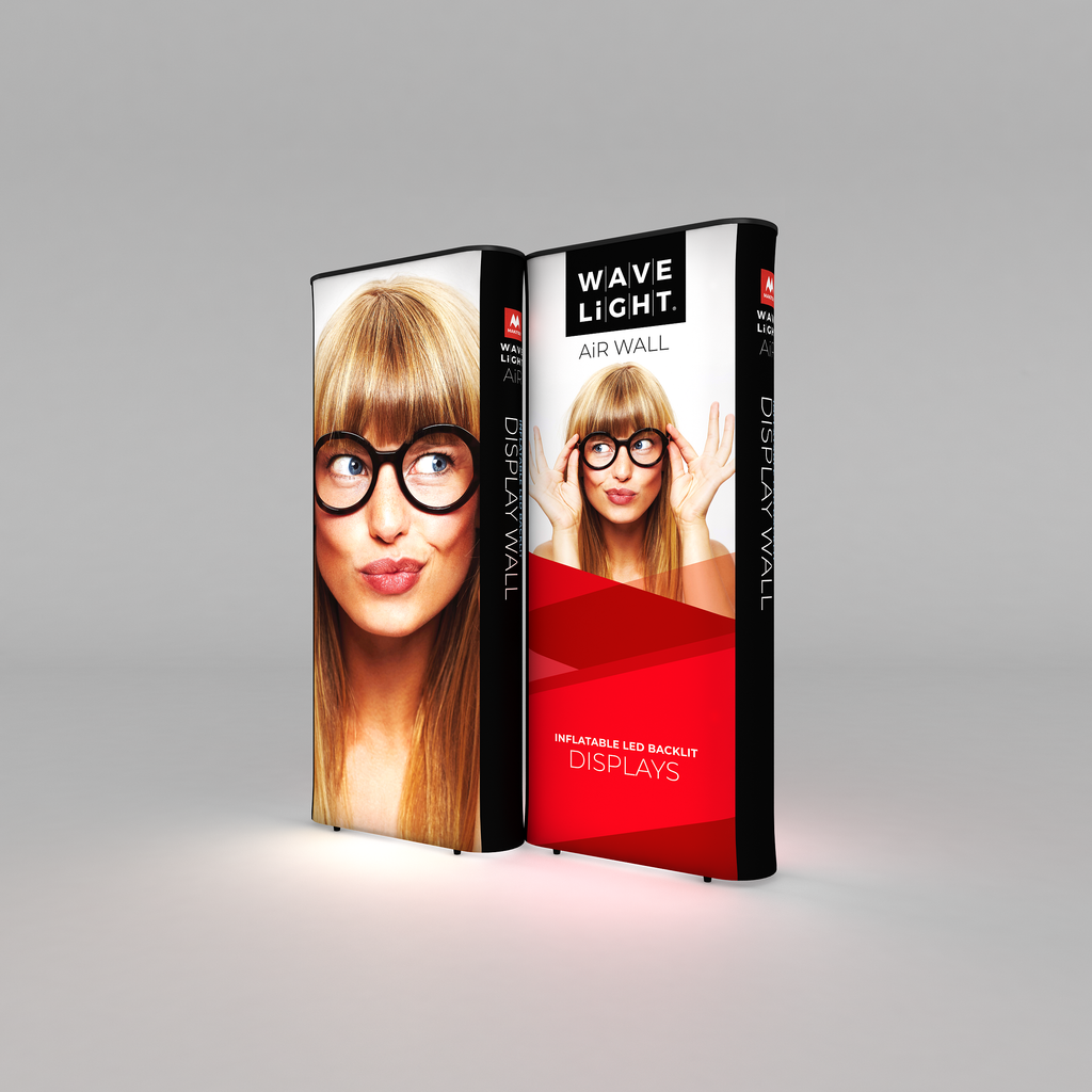 Inflatable 360 Lightbox Wall - 1m W x 2.3m H x 0.3m D