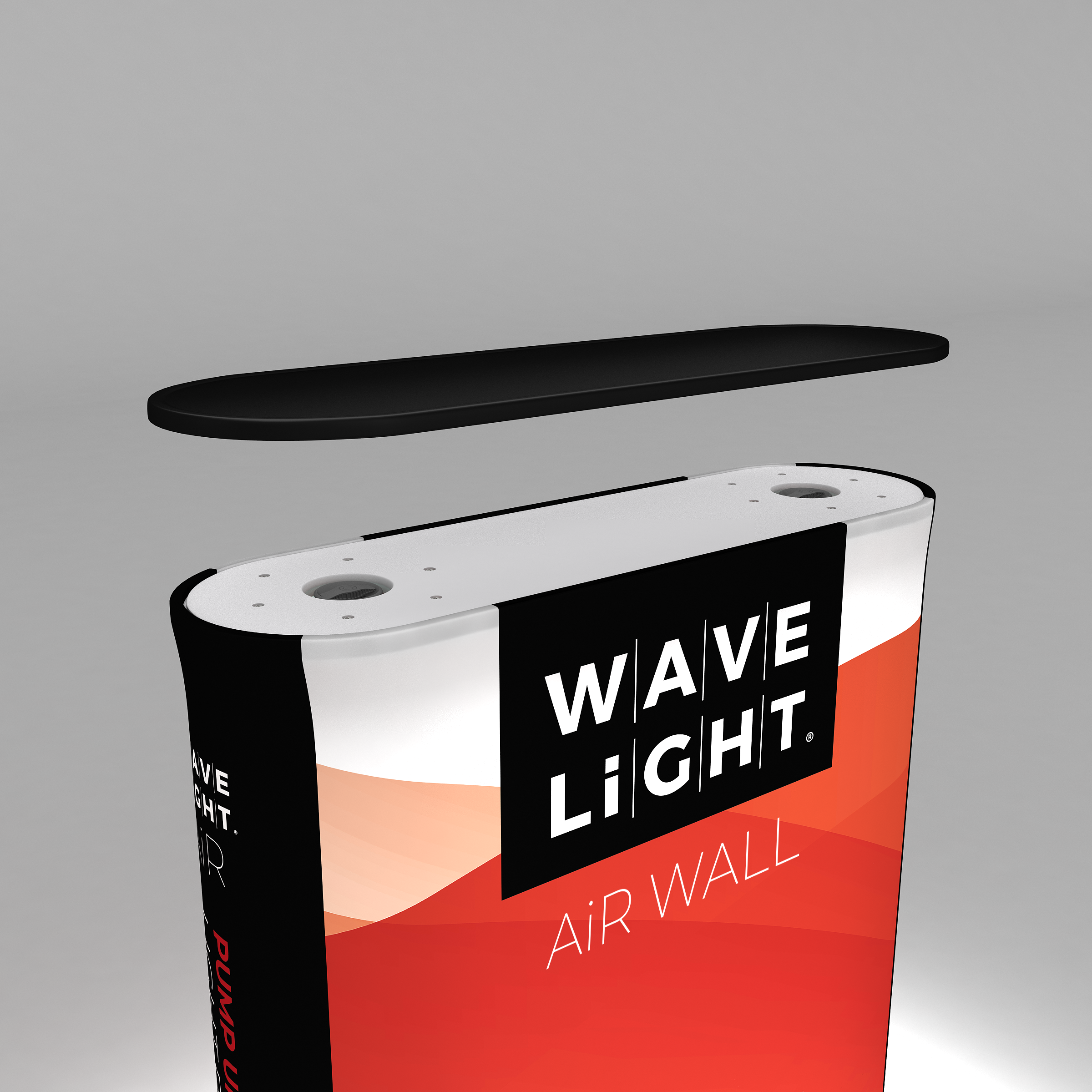 Inflatable 360 Lightbox Wall - 1m W x 2.3m H x 0.3m D