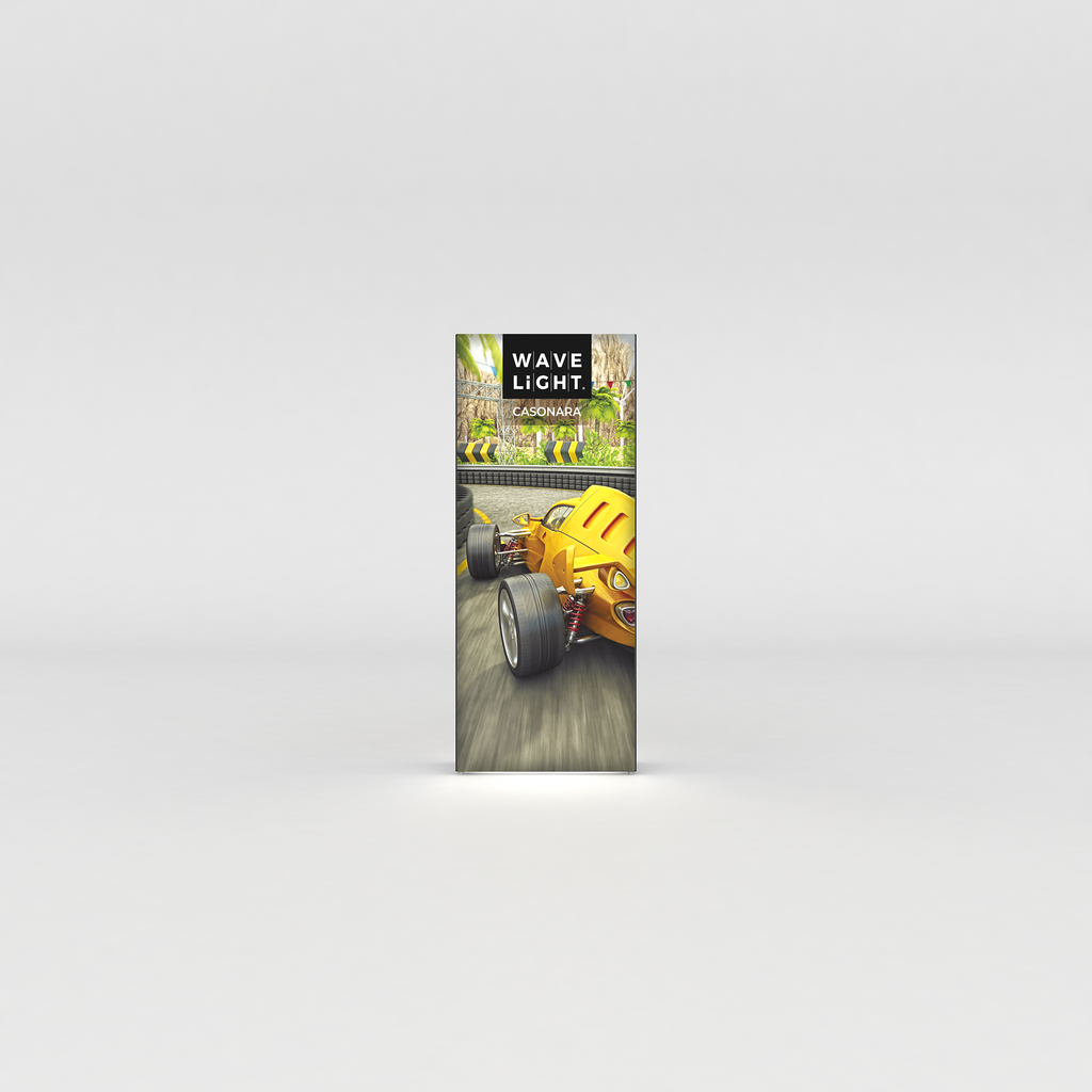 360 Lightbox Wall - Straight 1m W x 2.4m H