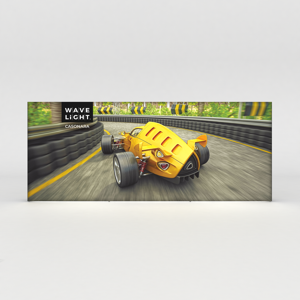 360 Lightbox Wall - Straight 6m W x 2.4m H