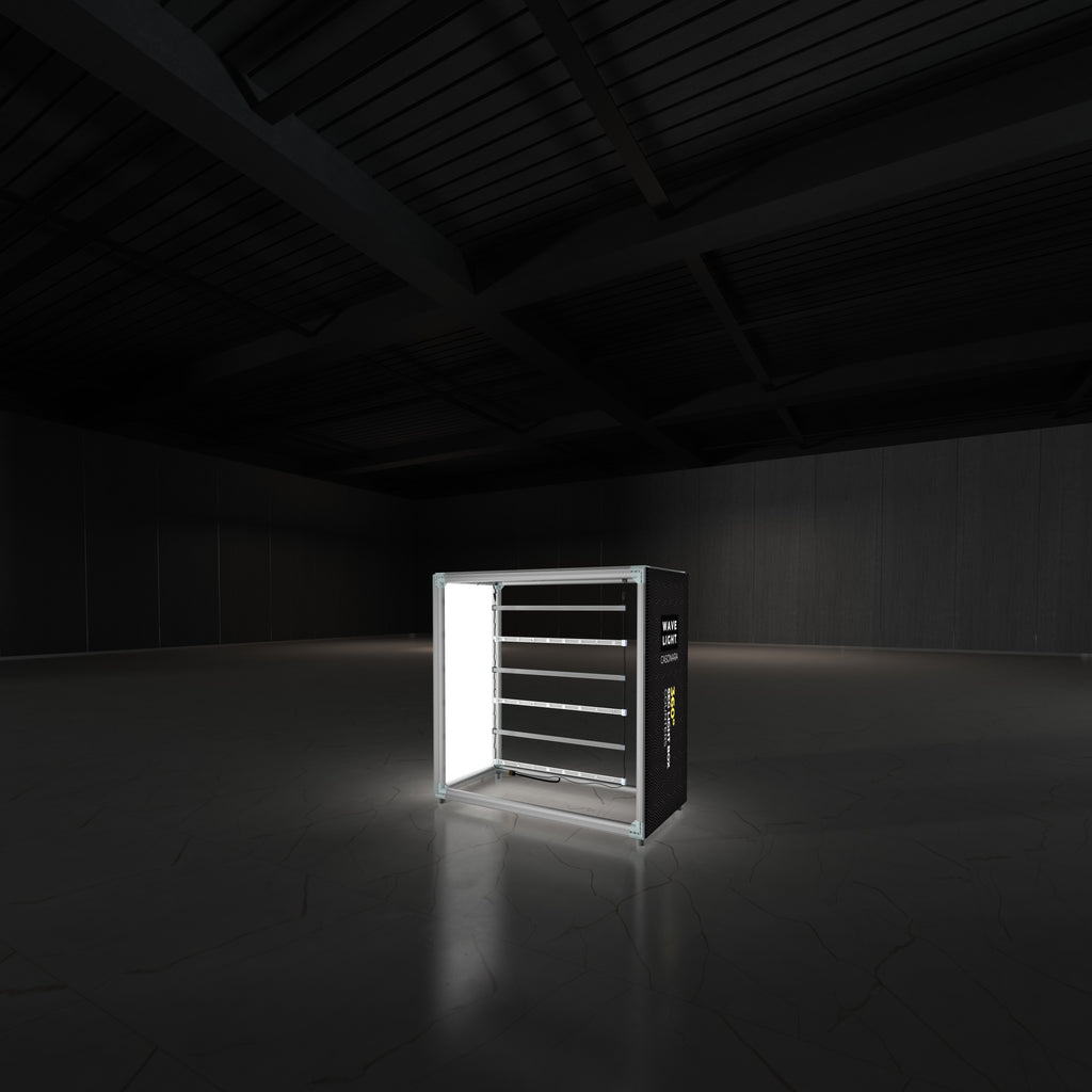 360 Lightbox Counter - 1m W x 1m H x 0.5m D